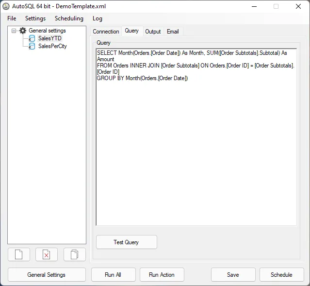 Create query
